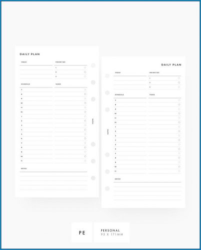 √ Free Printable Hourly Planner PDF