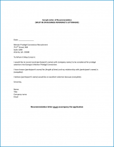 √ Letterhead For Letter Of Recommendation