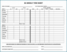 √ Free Printable Multiple Employee Timesheet Template