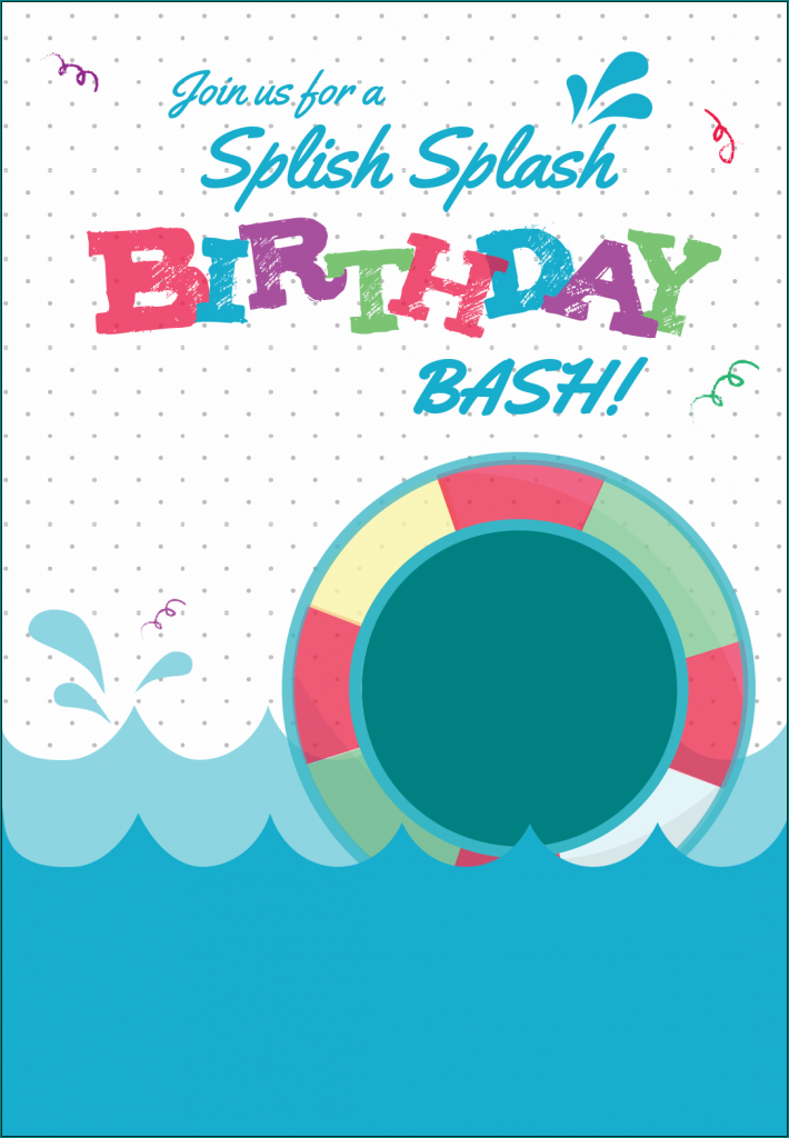 Sample of Pool Party Invitation Template x