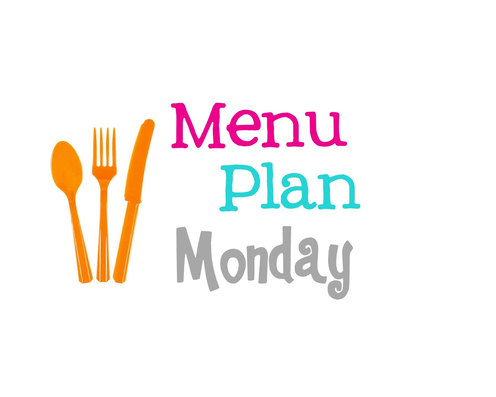 Sample of Printable Monday Menu Template