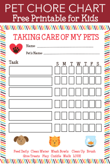 Sample of Printable Pet Care Checklist Template