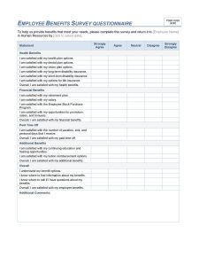 Sample of Printable Questionnaire Template