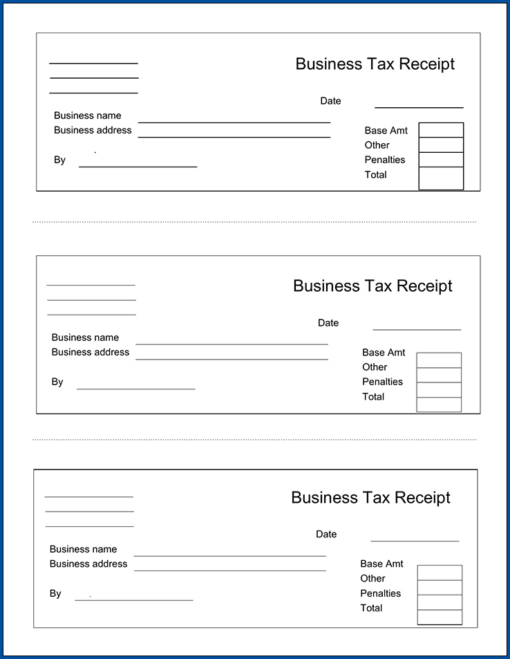 Sample of Receipt For Cash Payment Template