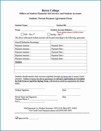 √ Simple Payment Agreement Template Between Two Parties