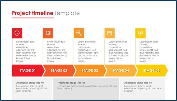 Sample of Simple Project Timeline Template