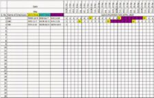 Sample of Staff Leave Register Template