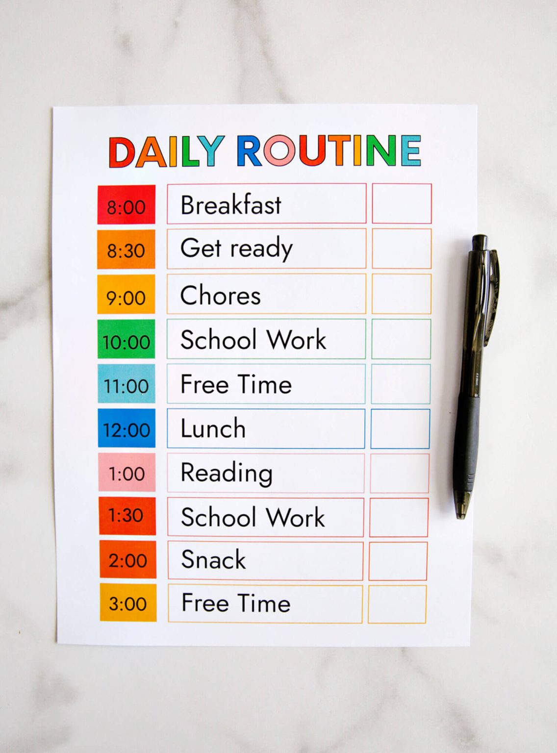 How Do I Make A Daily Schedule For Homeschooling