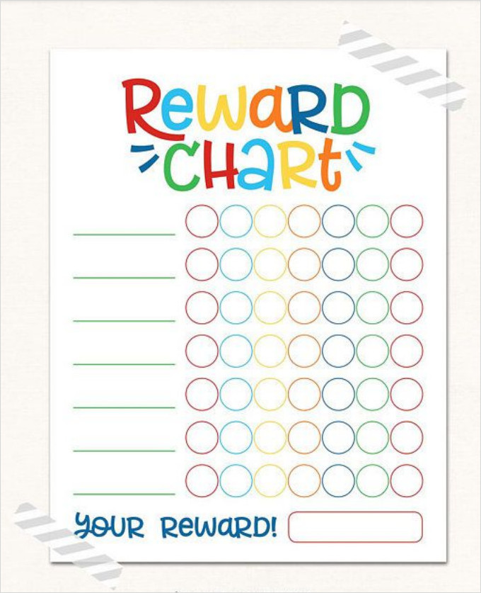 Simple Reward Chart Template