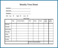 √ Free Printable Weekly Timesheet Template For Excel