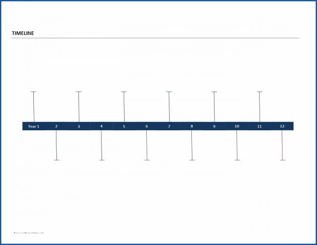 √ Free Printable Year Timeline Template