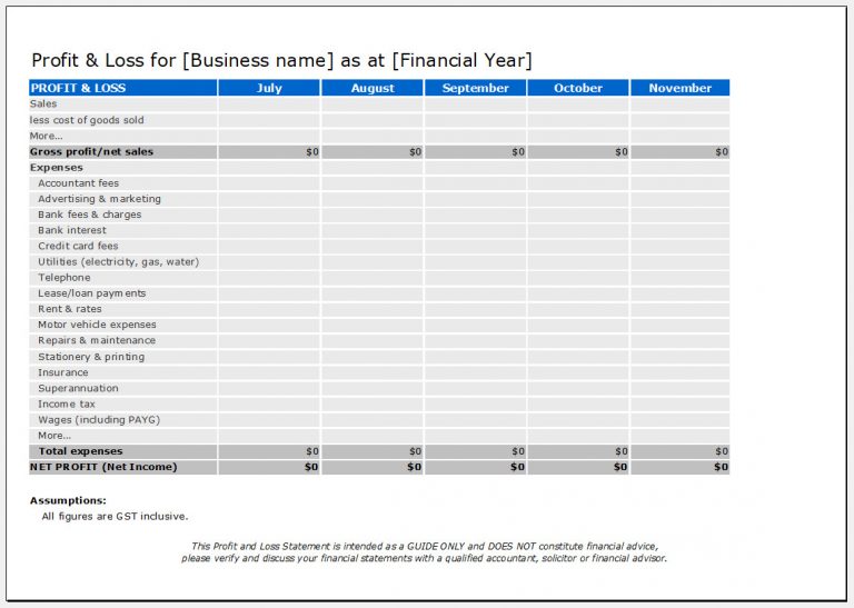 free-printable-year-to-date-profit-and-loss-statement