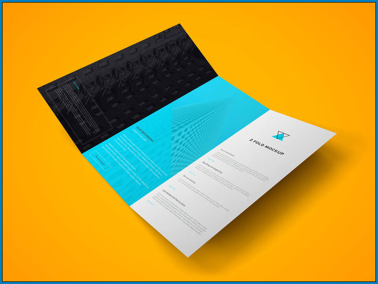 Z Fold Brochure Sample