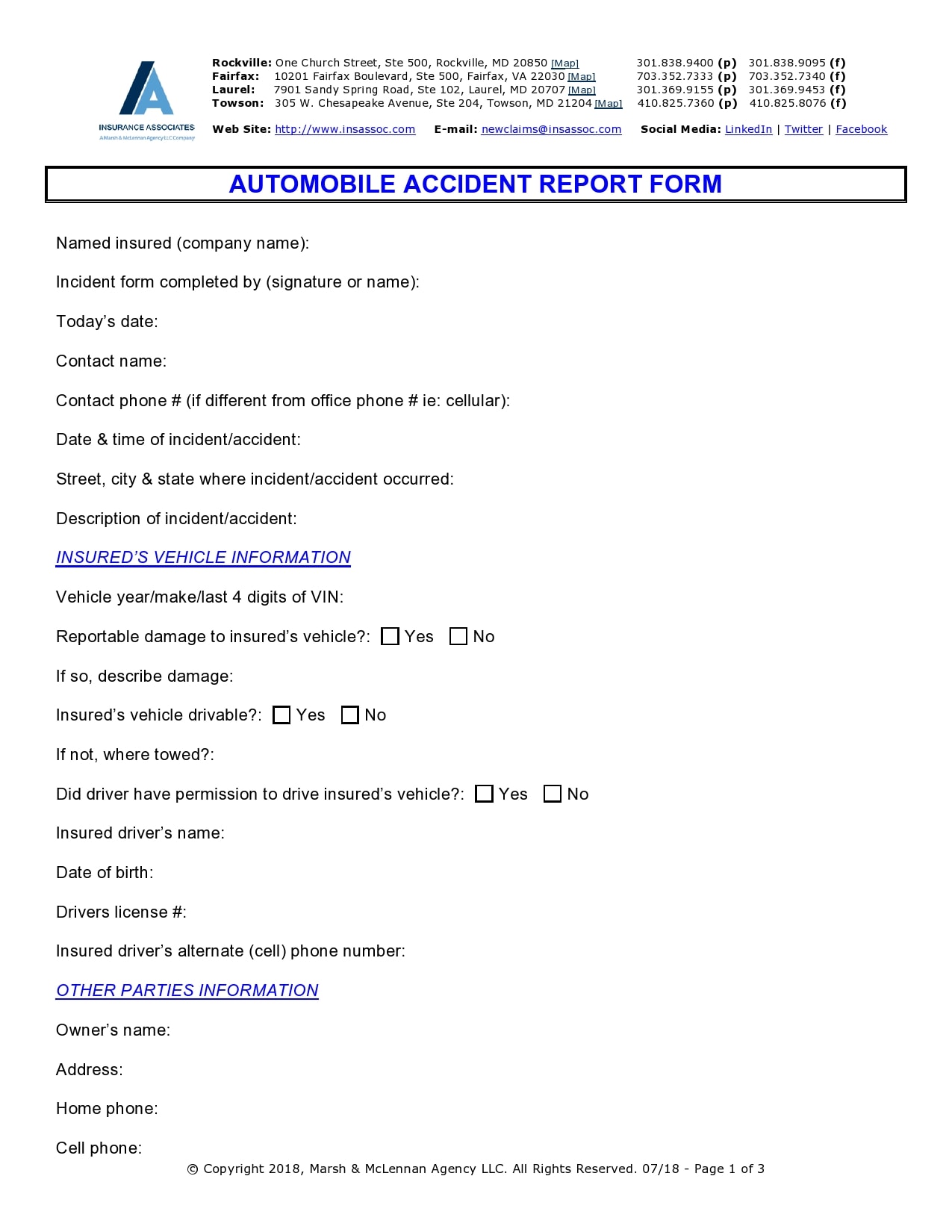 accident report form