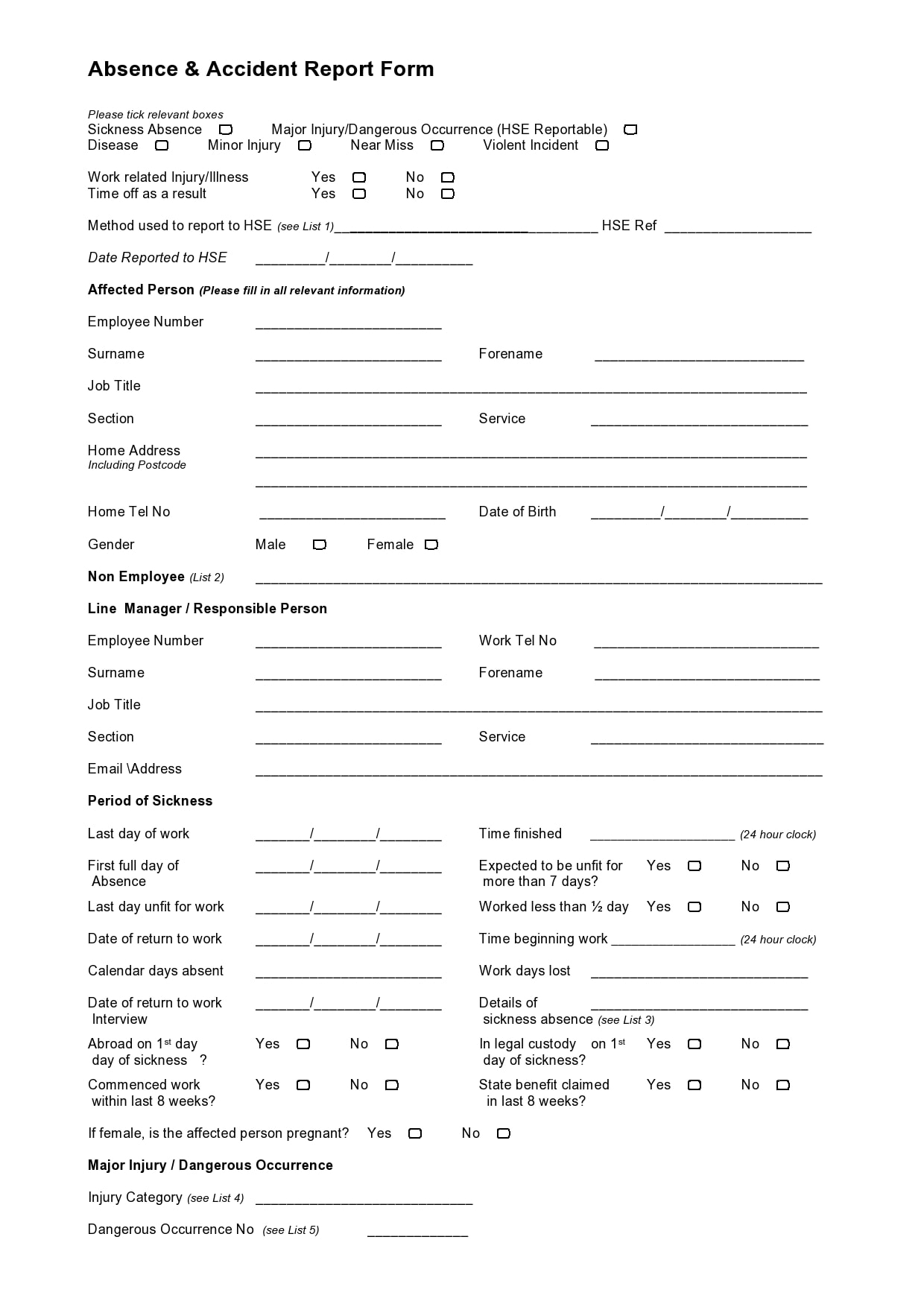 accident report form