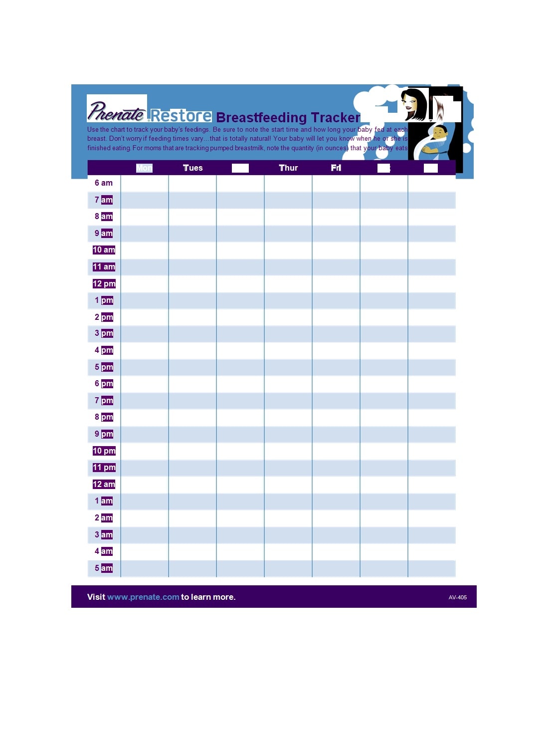 baby feeding chart