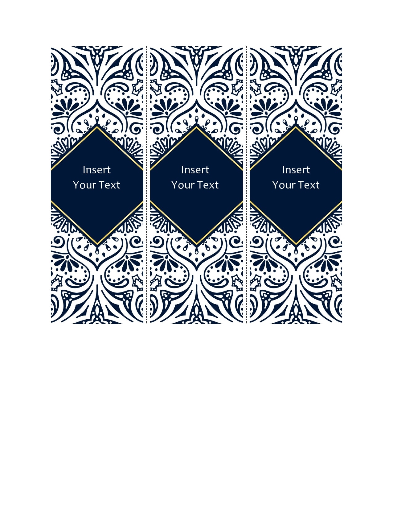 bookmark template