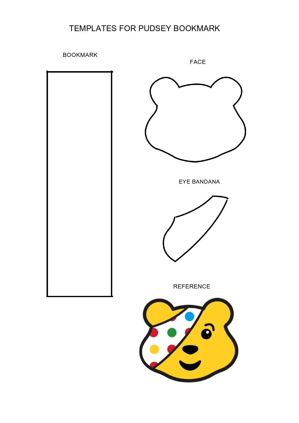 bookmark template