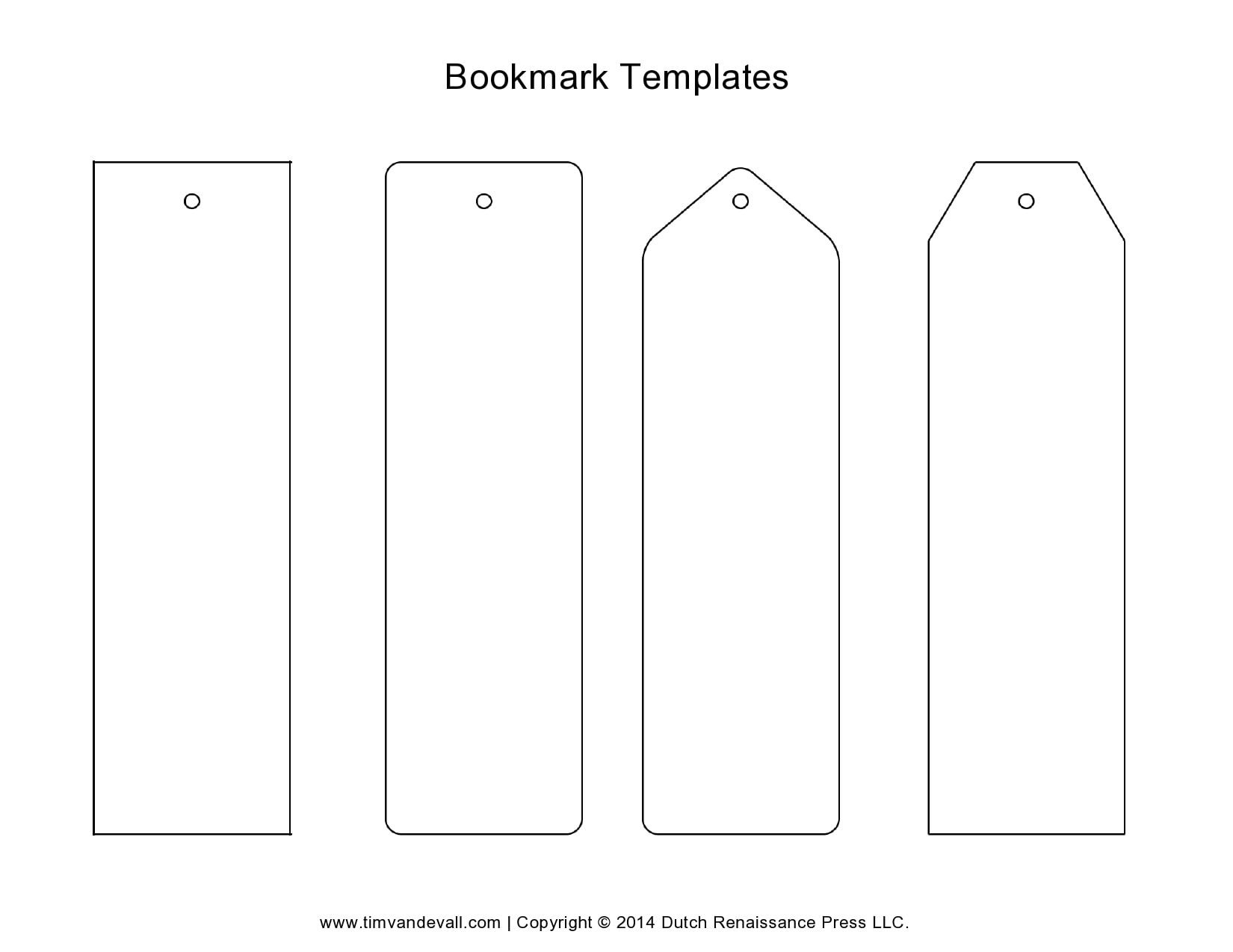 bookmark template