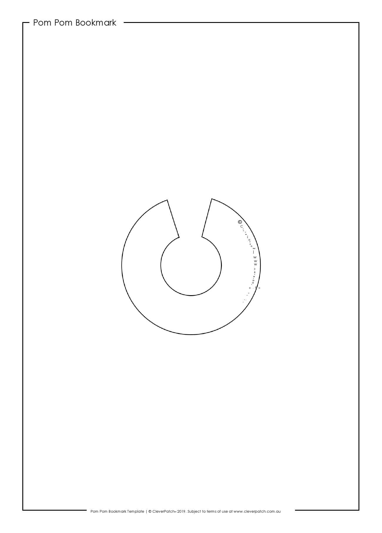 bookmark template