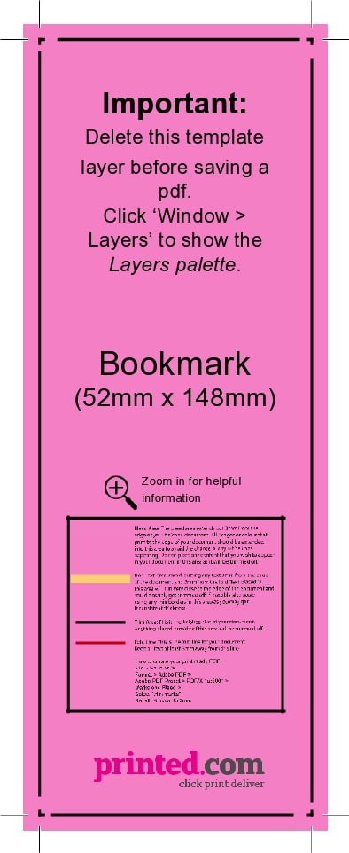 bookmark template