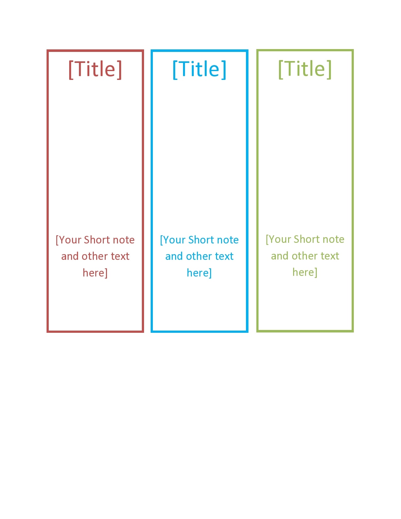 bookmark template