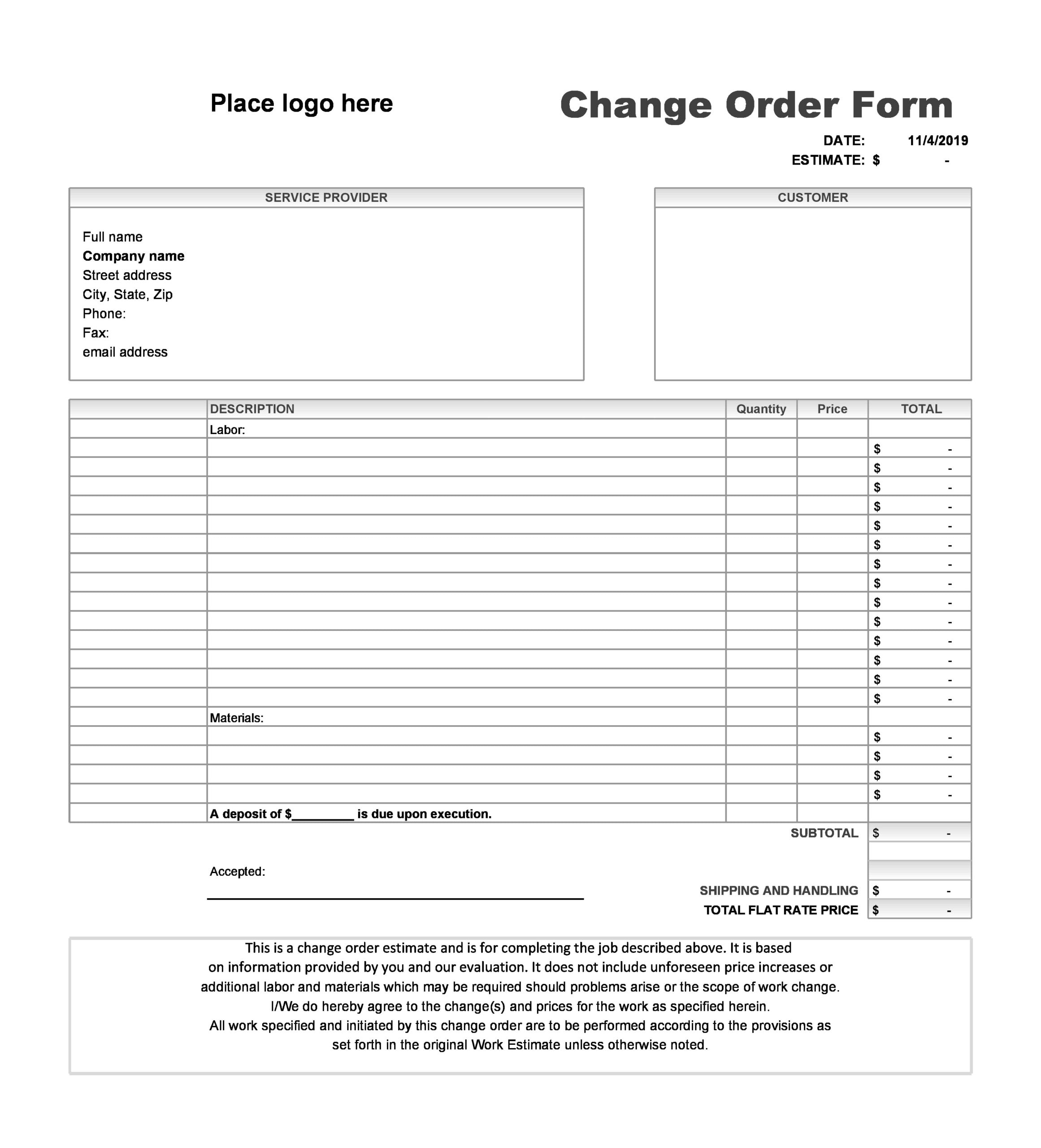 change order template scaled