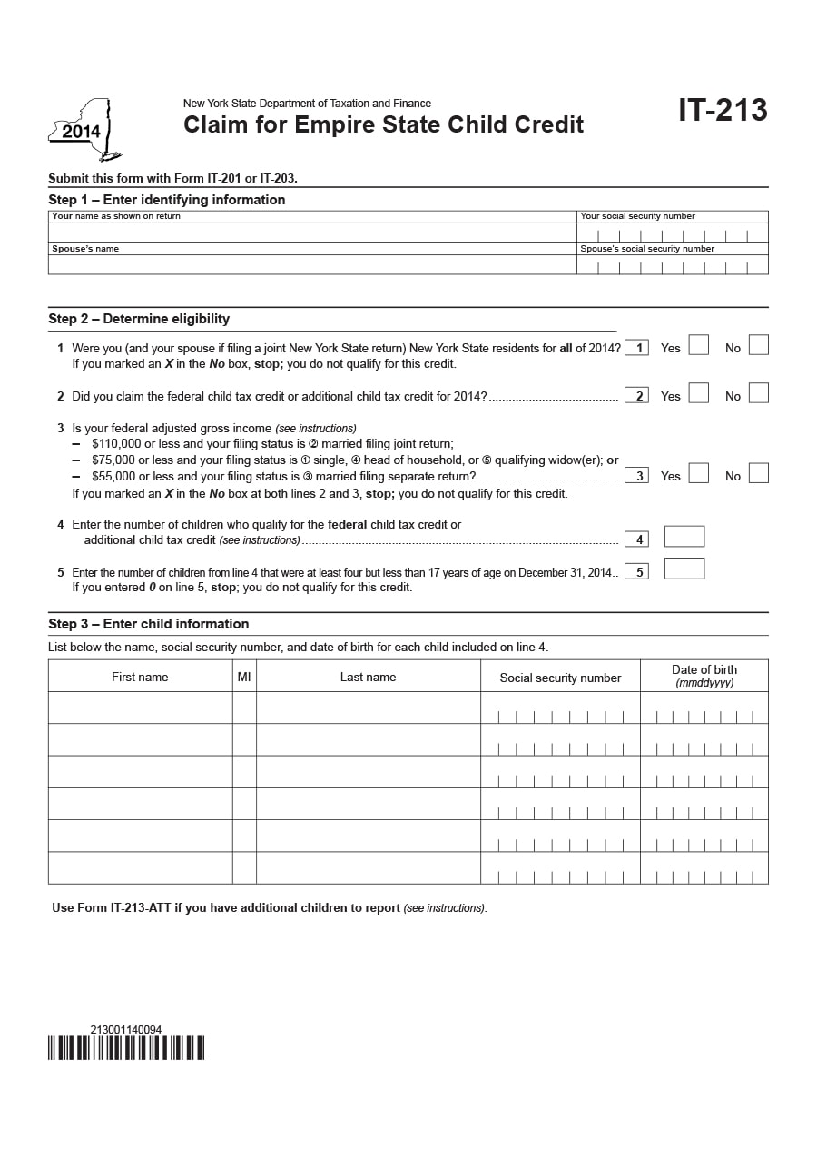 child tax credit worksheet