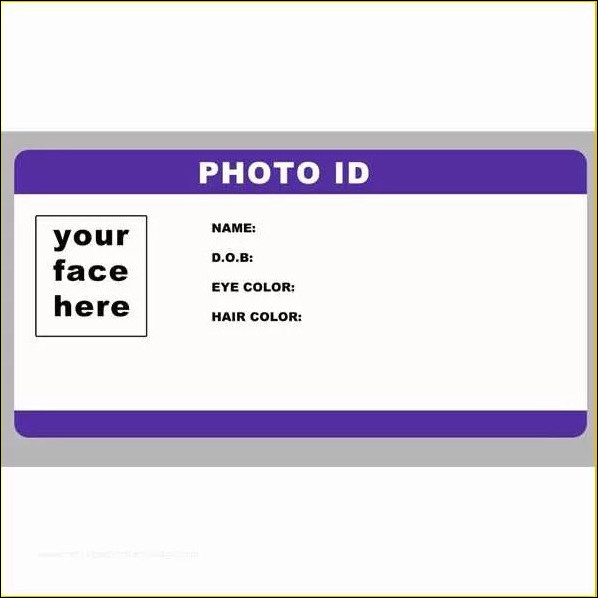 example of photo id badge template