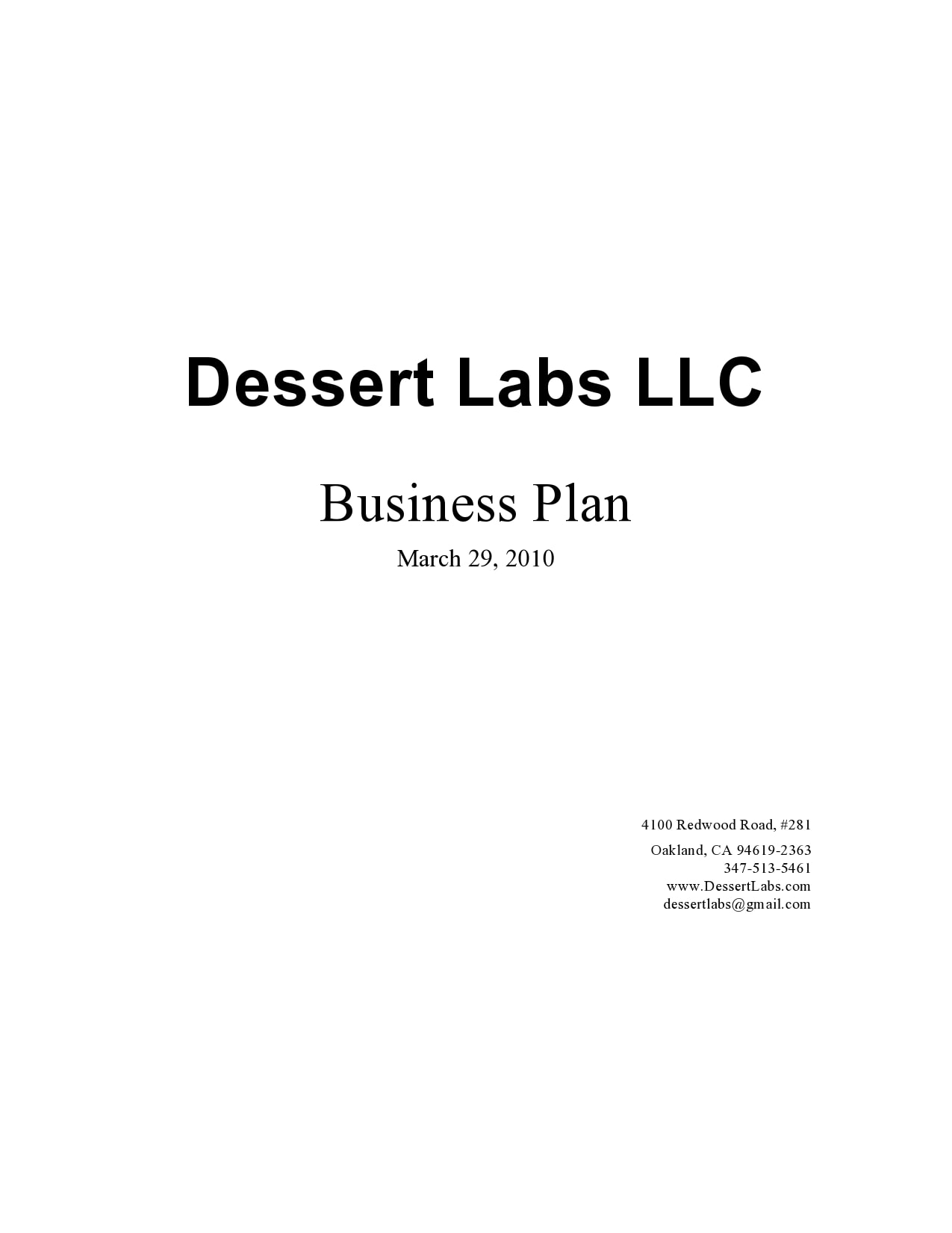 food truck business plan