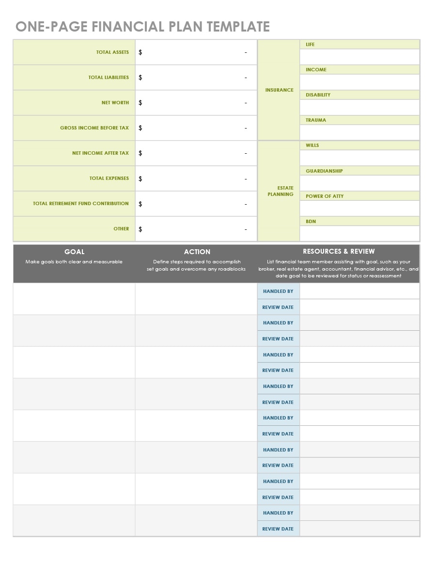 money management worksheet