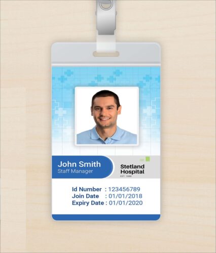 √ Free Printable Photo ID Badge Template