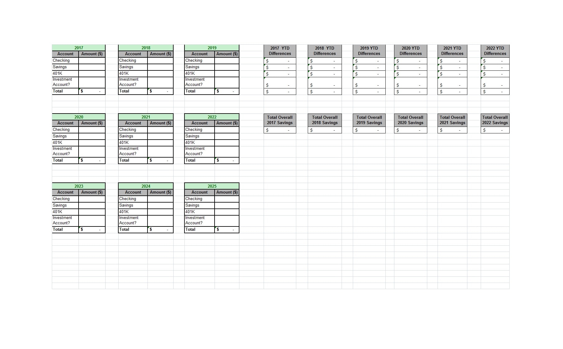 savings tracker