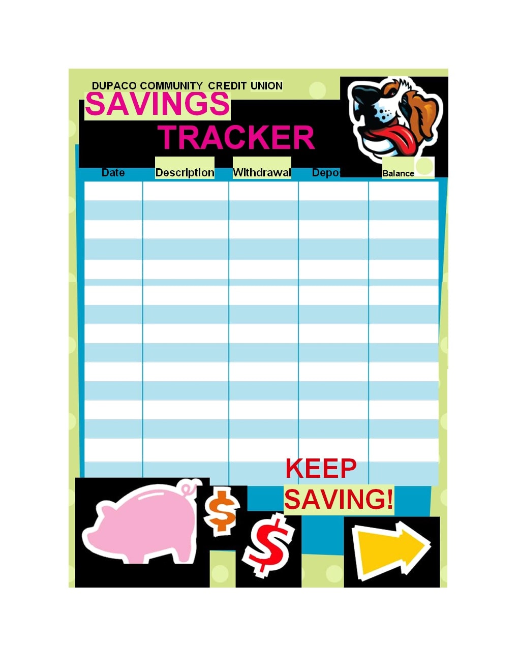 savings tracker