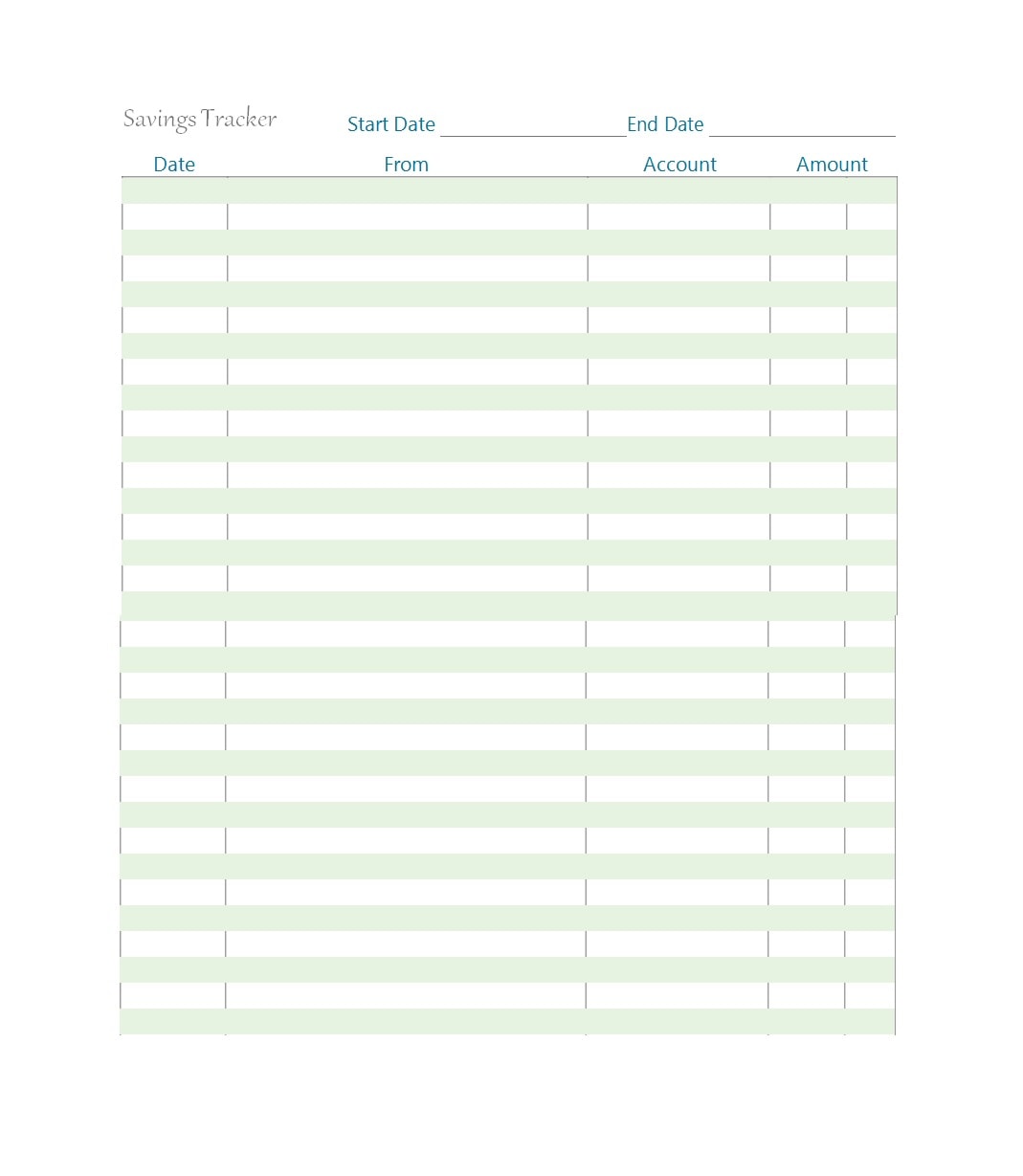 savings tracker