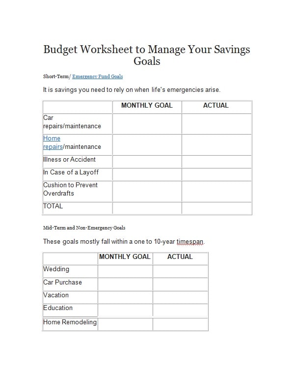 savings tracker