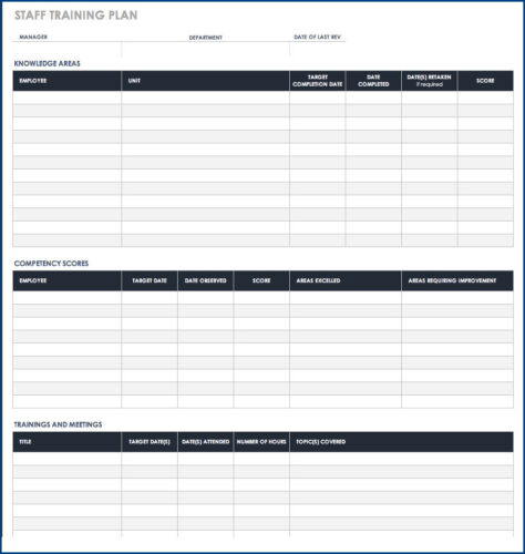 √ Training Schedule Template (With Samples)